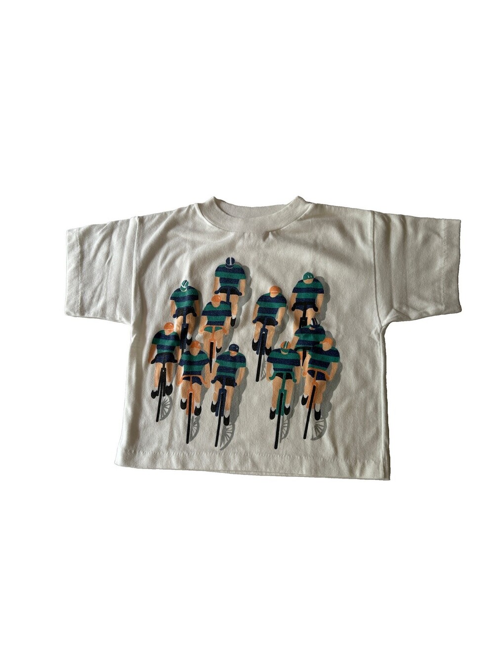 Buster Brown Bike Cycling Sport Graphic Shirt Sz 6 Vintage Nostalgic USA 1980s